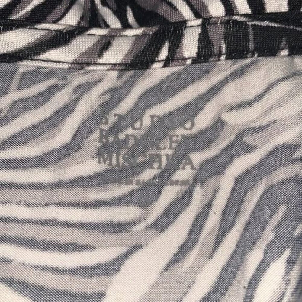 Studio Badger Mischka Zebra Print Pajama Set Wome… - image 2